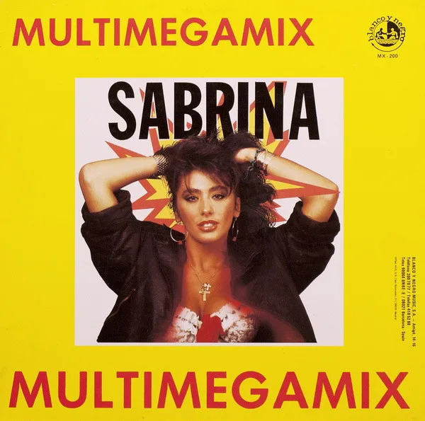 Album cover for Multimegamix by Sabrina