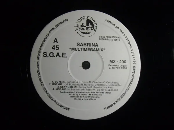 Album cover for Multimegamix by Sabrina