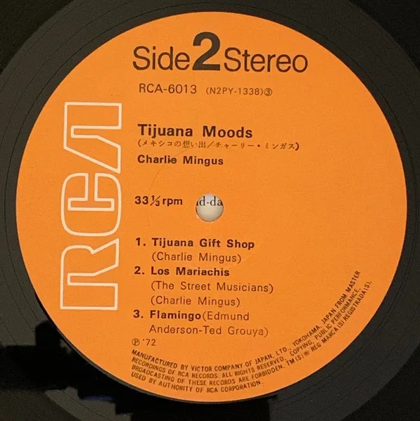 Album cover for Tijuana Moods by Charles Mingus