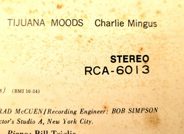 Album cover for Tijuana Moods by Charles Mingus