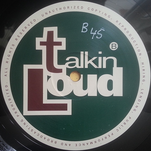 Urban Species - The Experience EP, Electronic, Hip Hop, Acid Jazz, 1993 - Talkin' Loud, UK, Vinyl 1x 12", 45 RPM, EP