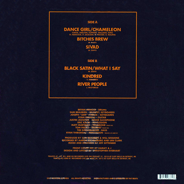 Will Sessions Featuring Amp Fiddler - Kindred Live, Funk / Soul, Jazz, 2017 - Sessions Sounds, US, Vinyl 1x LP, Album Gold