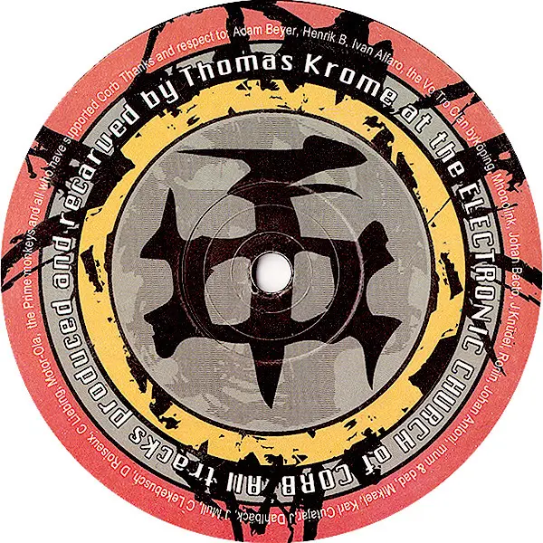 Thomas Krome - Woodcarver's Nightmare, Electronic, Ambient, Techno, 1999 - Corb, Sweden, Vinyl 1x 12", 33 ⅓ RPM Picture Sleev