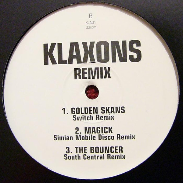Klaxons - Remix, Electronic, Rock, Electro, House, Indie Rock, 2007 - Not On Label (Klaxons), UK, Vinyl 1x 12", White Label, 