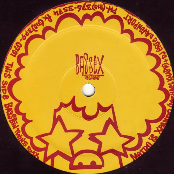 Metro L.A. - Hold Your Wig, Electronic, Breakbeat, House, Trance, 1996 - Bassex Records, US, Vinyl 1x 12", 33 ⅓ RPM