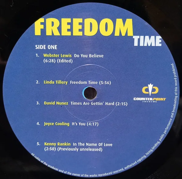 Album cover for Freedom Time by Various