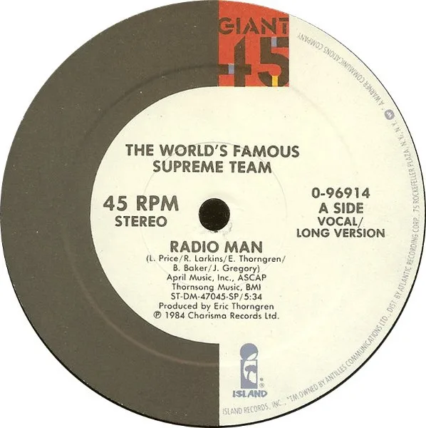 Album cover for Radio Man by World's Famous Supreme Team