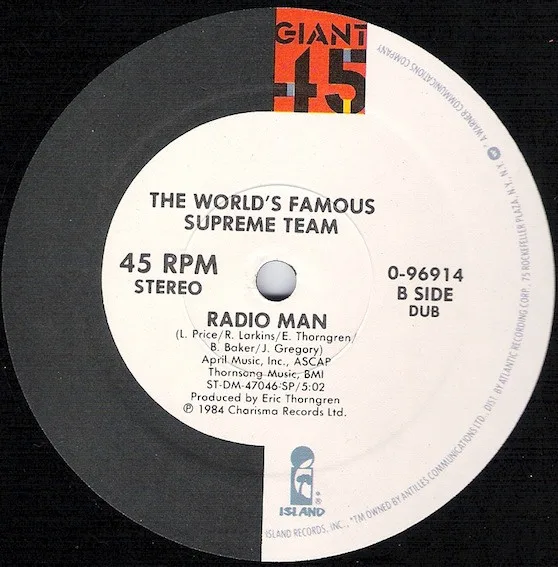 Album cover for Radio Man by World's Famous Supreme Team