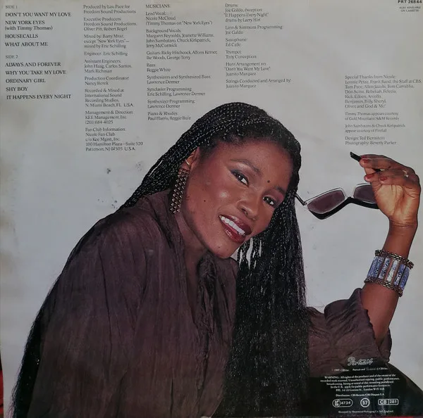 Album cover for What About Me? by Nicole J McCloud