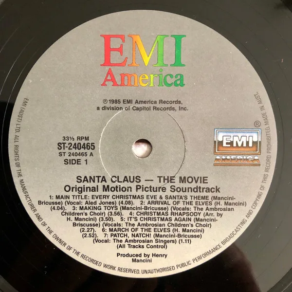 Album cover for Santa Claus - The Movie by Various