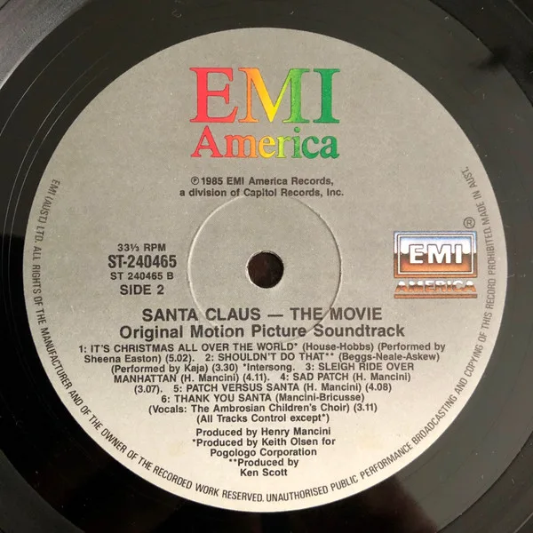 Album cover for Santa Claus - The Movie by Various