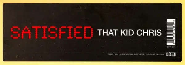 That Kid Chris - Satisfied (Native Love), Electronic, House, Progressive House, 2000 - Star 69 Records, US, Vinyl 1x 12"