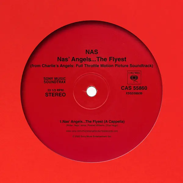 Nas - Nas' Angels... The Flyest - 2003 - Soundtrack - Columbia, Sony Music Soundtrax - Vinyl 1x 12", 33 ⅓ RPM, Stereo