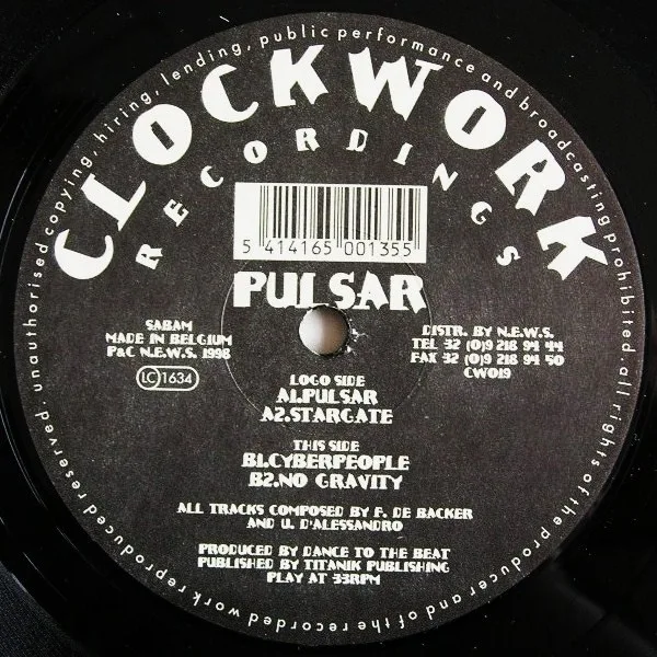 Album cover for Pulsar by Pulsar