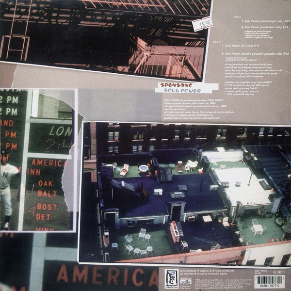 Spensane - Soul Power - 1996 - Deep House, Garage House - Eye Of The Storm - Vinyl 1x 12", 33 ⅓ RPM