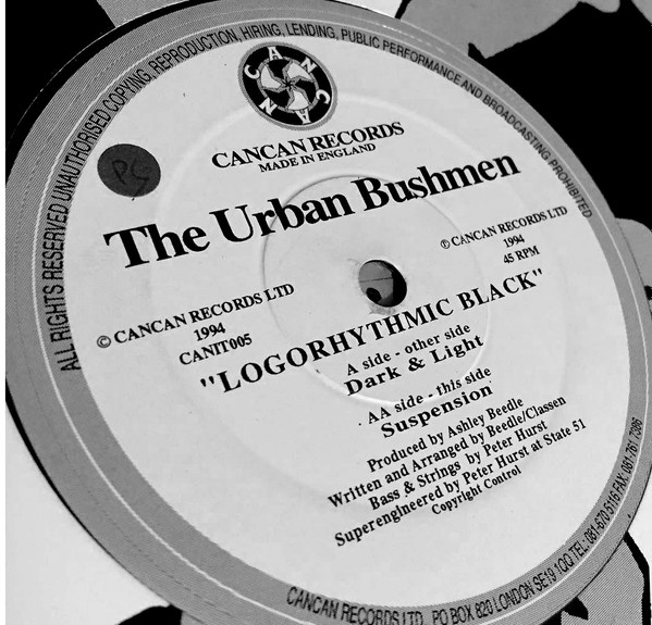 Urban Bushmen - Logorhythmic Black, Electronic, House, 1994 - Cancan, UK, Vinyl 1x 12"