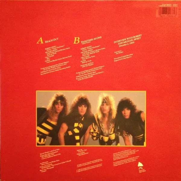 Album cover for Reach Out by Stryper