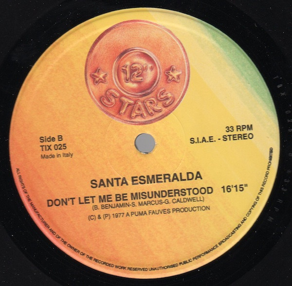Boys Town Gang / Santa Esmeralda - Can't Take My Eyes Off You / Don't Let Me Be Misunderstood, Electronic, Funk / Soul, Disco