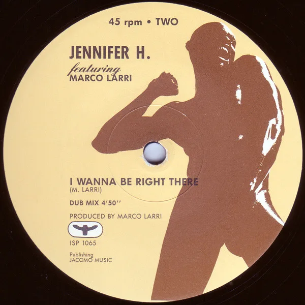 Album cover for I Wanna Be Right There by Jennifer H. Featuring Marco Larri