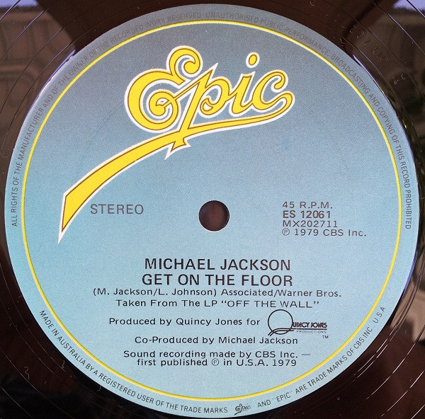 Michael Jackson - Beat It, Electronic, Funk / Soul, Pop, Funk, Synth-pop, 1983 - Epic, Australia, Vinyl 1x 12", 45 RPM