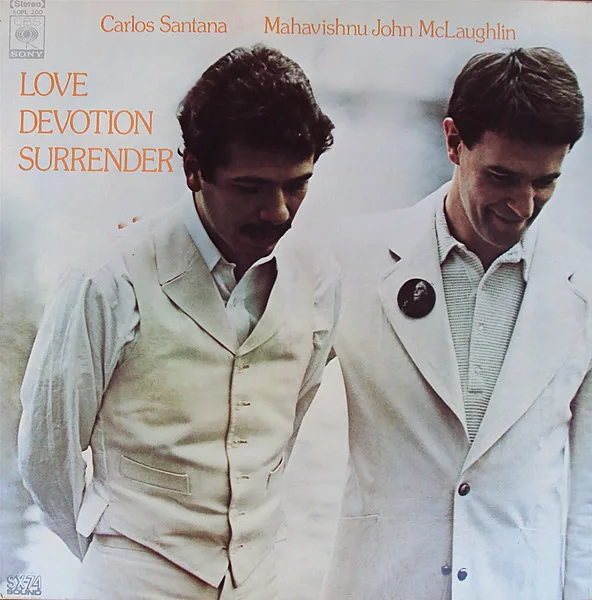 Album cover for Love Devotion Surrender by Carlos Santana, John McLaughlin