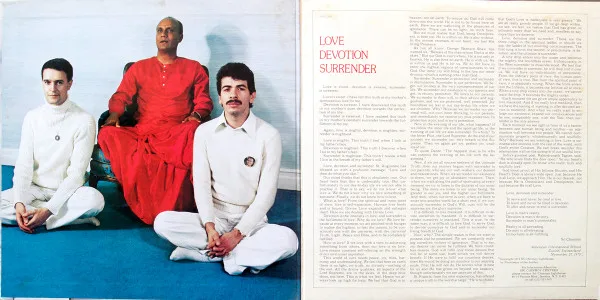 Album cover for Love Devotion Surrender by Carlos Santana, John McLaughlin