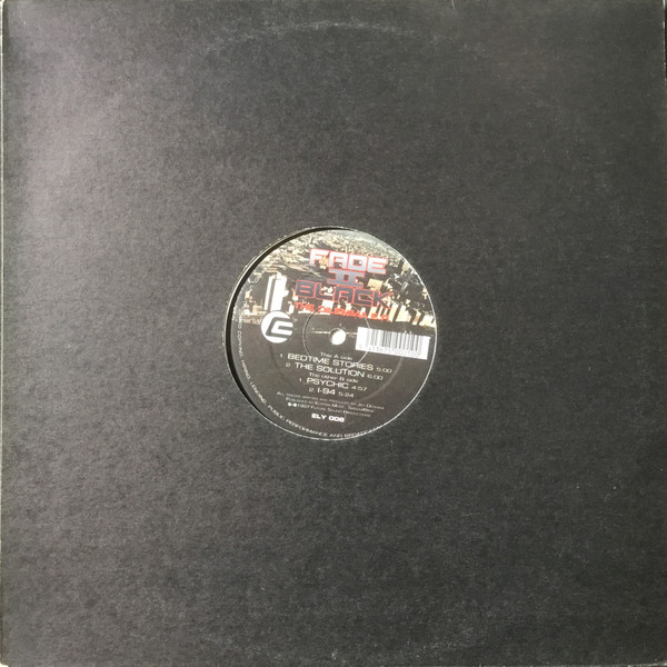 Fade To Black - The Dilemma E.P., Electronic, Techno, 1997 - Elypsia, Belgium, Vinyl 1x 12", EP, 33 ⅓ RPM