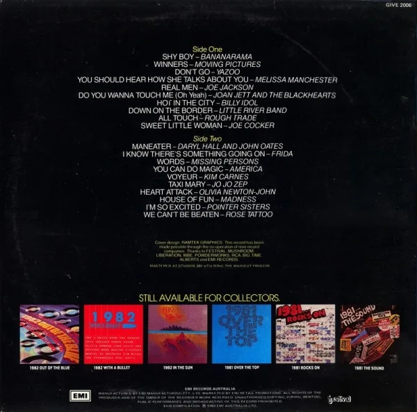 Album cover for 1982 Up In Lights by Various