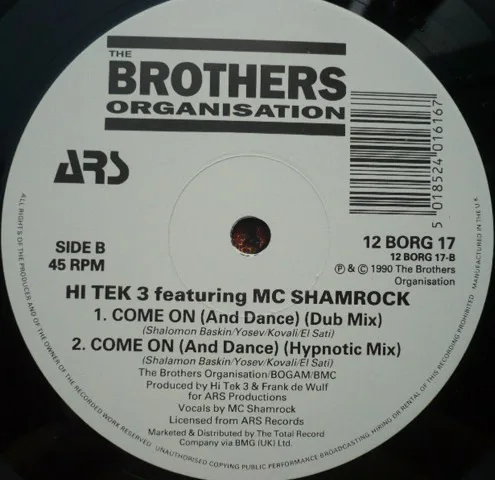 Album cover for Come On And Dance by Hi Tek 3