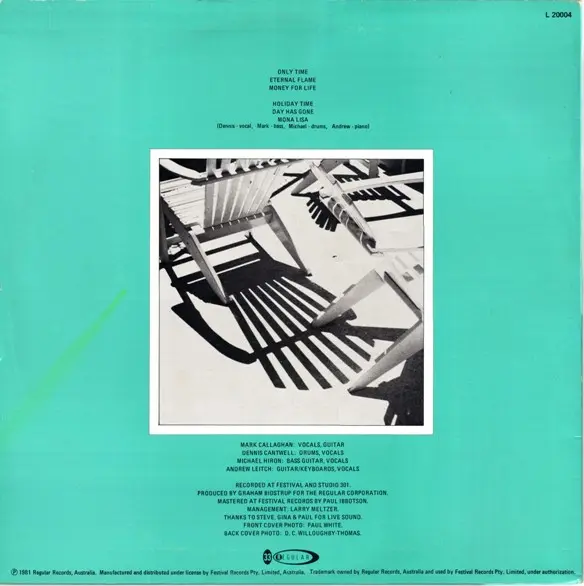 Riptides (2), The - Swept Away, Rock, New Wave, Power Pop, 1981 - Regular Records (2), Australia, Vinyl 1x 12", 33 ⅓ RPM, Min