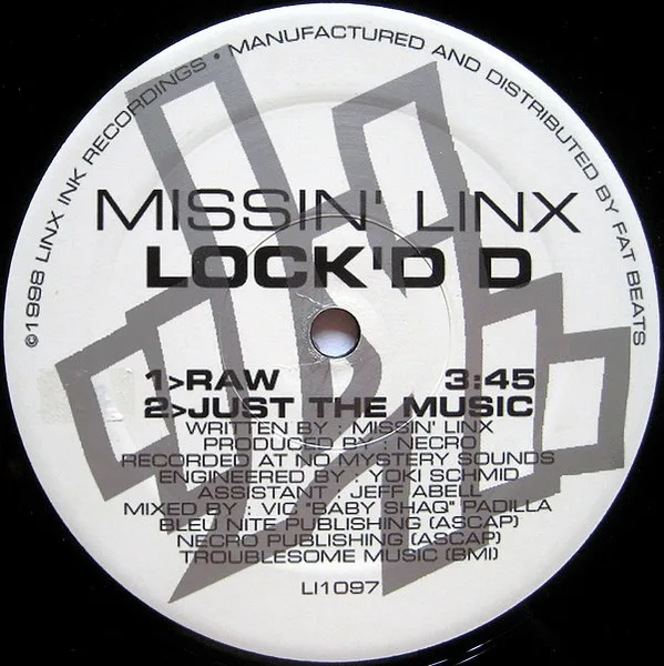 Album cover for M.I.A. / Lock'd D by Missin' Linx