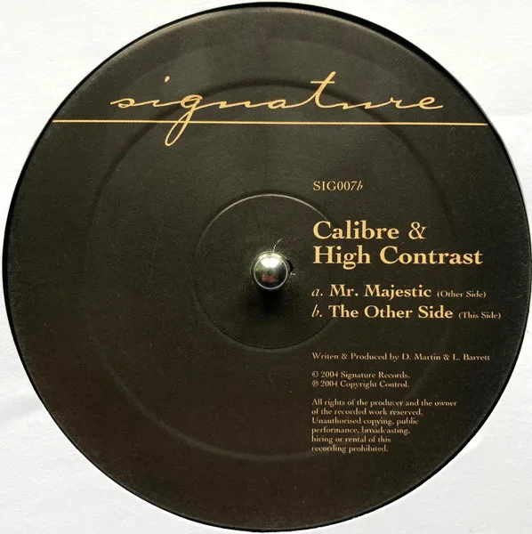 Album cover for Mr. Majestic by Calibre & High Contrast