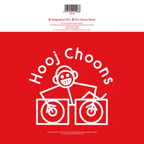 Red Sun - This Love, Electronic, Trance, 1996 - Hooj Choons, UK, Vinyl 1x 12", 33 ⅓ RPM, 45 RPM