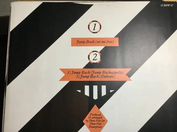 Dhar Braxton - Jump Back (Set Me Free) - 1986 - Garage House - 4th & Broadway - Vinyl 1x 12", 45 RPM, Single, Stereo Picture 