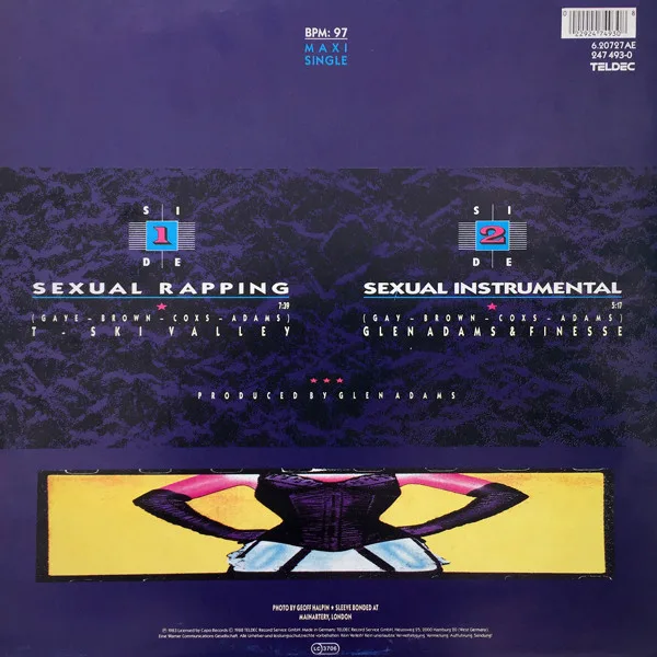 Album cover for Sexual Rapping by T-Ski Valley