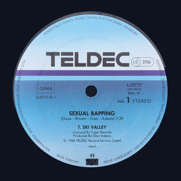 Album cover for Sexual Rapping by T-Ski Valley