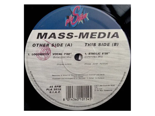 Album cover for Locomotiv Vocal by Mass Media (3)