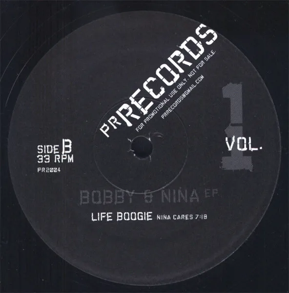 Album cover for Bobby's Job / Nina Cares by Life Boogie