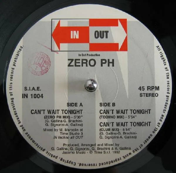 Album cover for Can't Wait Tonight by Zero PH