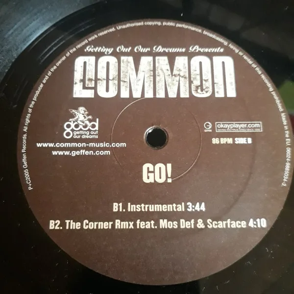 Album cover for Go! (Remix) by Common Feat. Joy Denalane