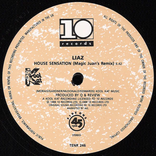 Album cover for House Sensation (Magic Juan's Remix) by Liaz