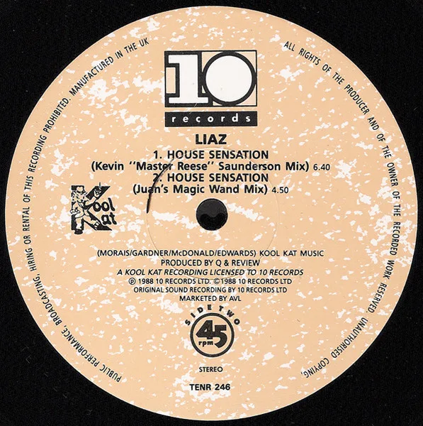 Album cover for House Sensation (Magic Juan's Remix) by Liaz