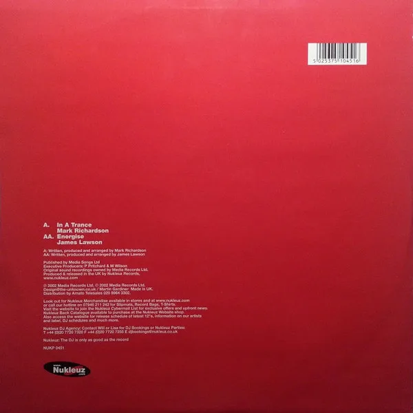 Album cover for Hard Trance EP Volume 1 Limited Edition Sampler by Mark Richardson, James Lawson