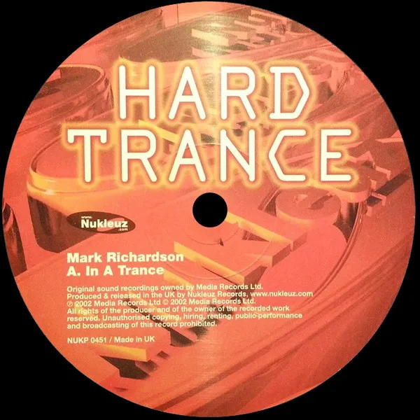 Album cover for Hard Trance EP Volume 1 Limited Edition Sampler by Mark Richardson, James Lawson