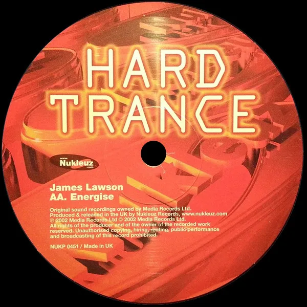 Album cover for Hard Trance EP Volume 1 Limited Edition Sampler by Mark Richardson, James Lawson