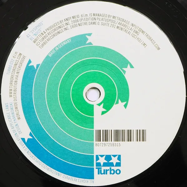 Album cover for Sysiphos by D.I.M. (2)