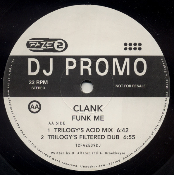 Album cover for Funk Me by Clank