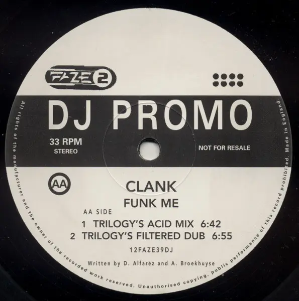 Album cover for Funk Me by Clank