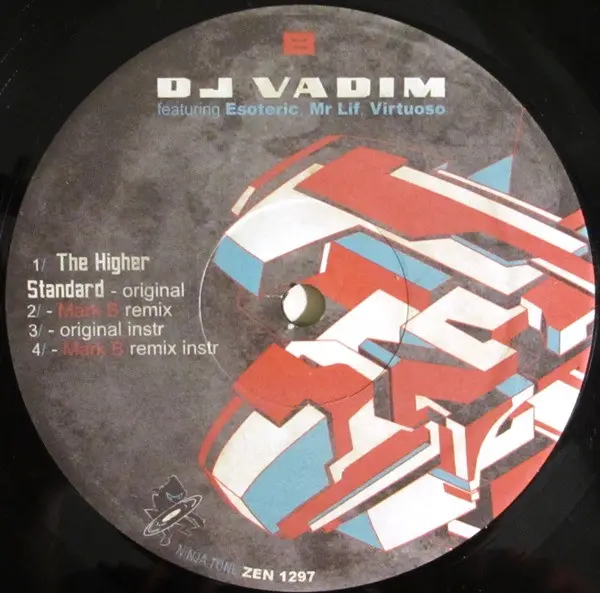 DJ Vadim - Your Revolution / The Higher Standard, Electronic, Hip Hop, Downtempo, Trip Hop, 2000 - Ninja Tune, UK, Vinyl 1x 1