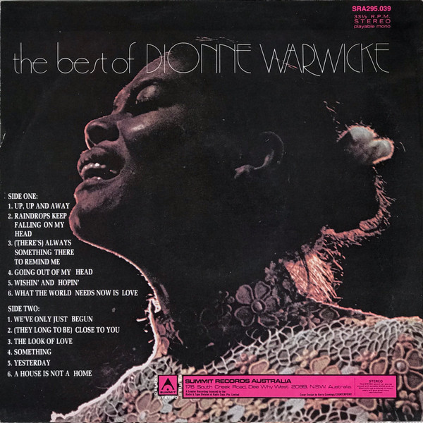 Album cover for The Best Of Dionne Warwicke by Dionne Warwick